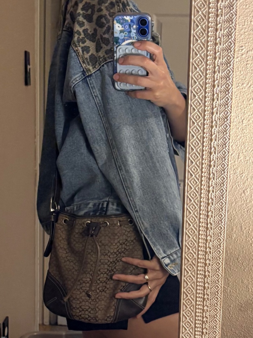 Coach vintage y2k drawstring bucket bag